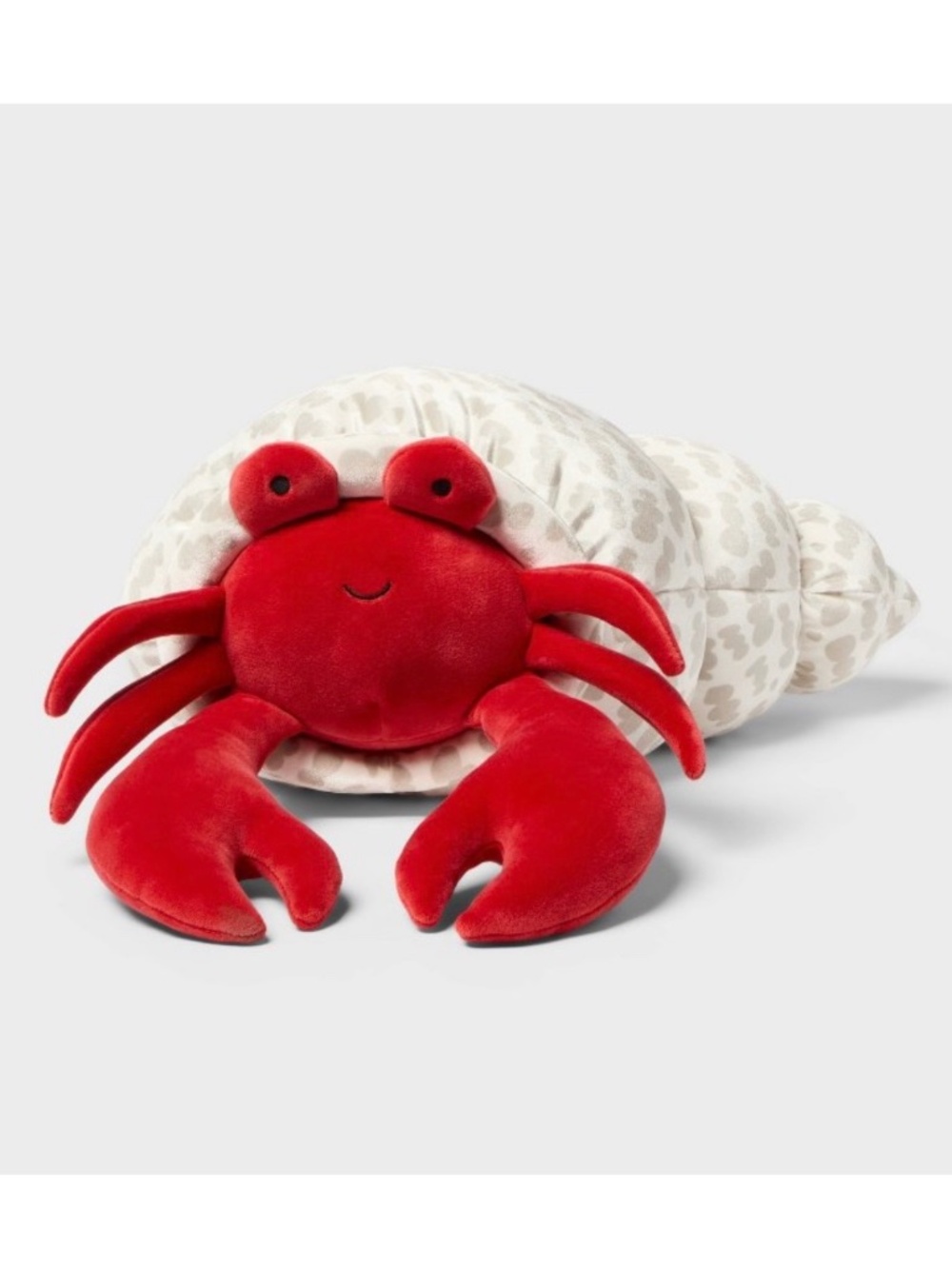 Hermit Crab Weighted Plush Throw Pillow Red - Pillowfort